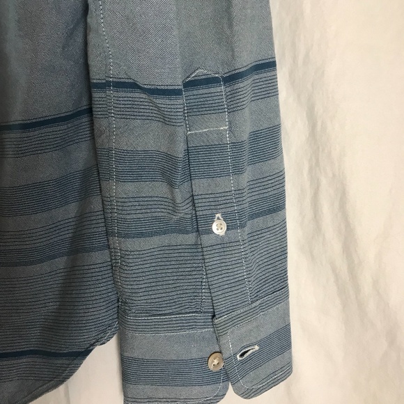 SOLD - Wings + Horns Light Blue Button Down Shirt - Picture 6 of 7